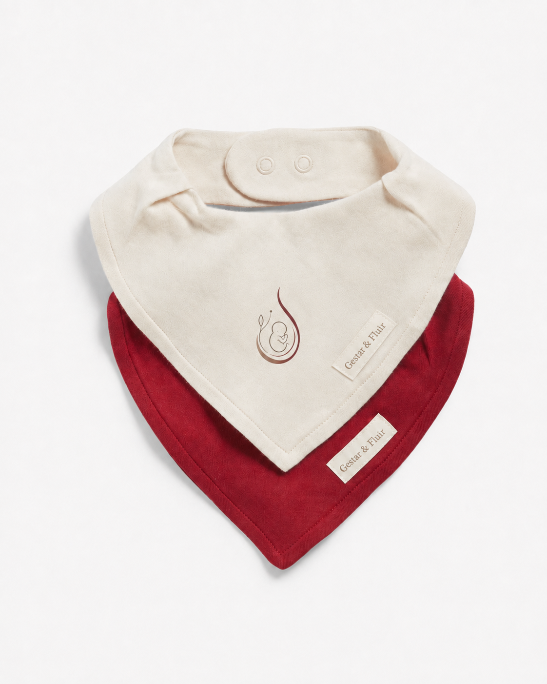 Babadores bandana Gestar & Fluir